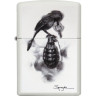 Zippo Classic 29645 — белый мат, рисунок Спазук
