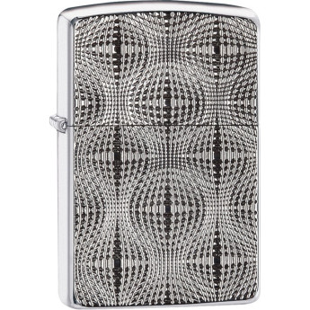 Zippo Armor 28835 — зажигалка-свеча, серебристый глянец