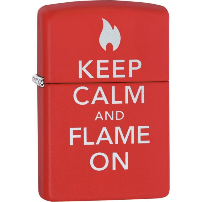 Зажигалка Zippo Classic 28671, красная матовая